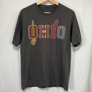 👯‍♀️ Ohio sports fan gray short sleeve T-shirt